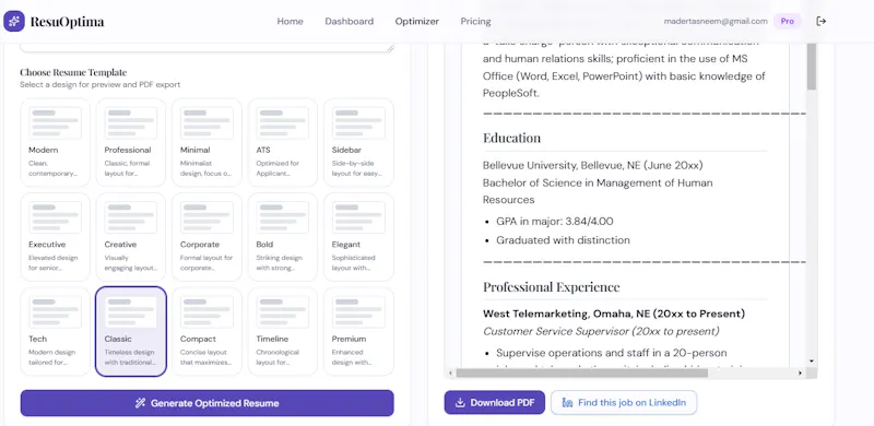 ResuOptima screenshot 3