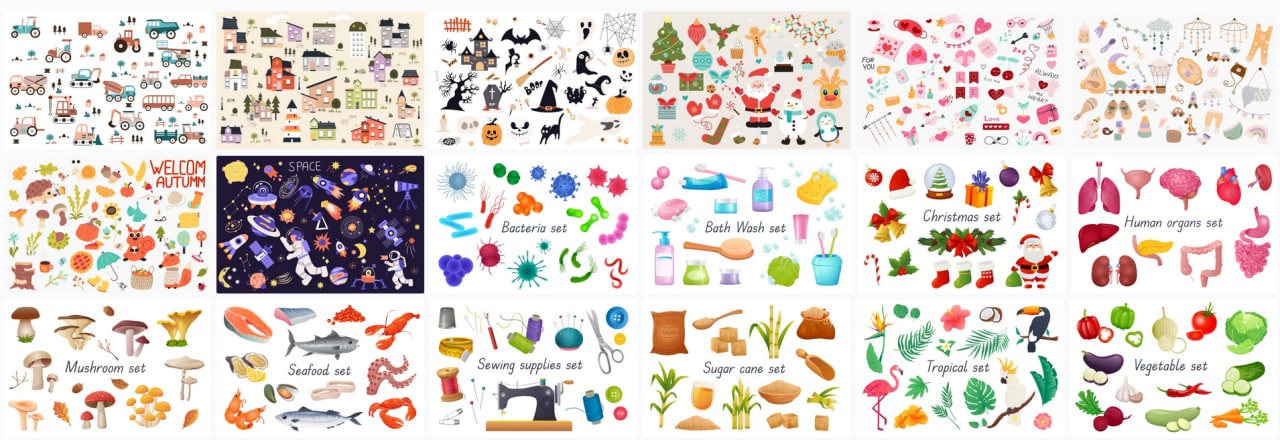 Vector Elements, Illustrations gallery image