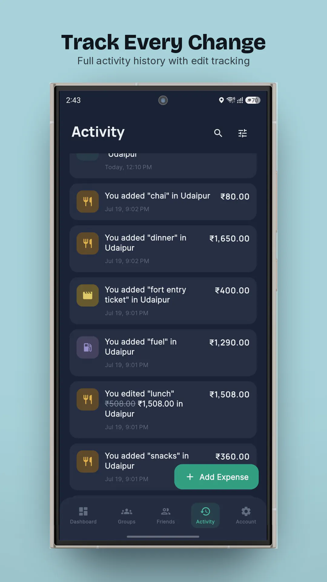 Splitwell: Split expenses gallery image