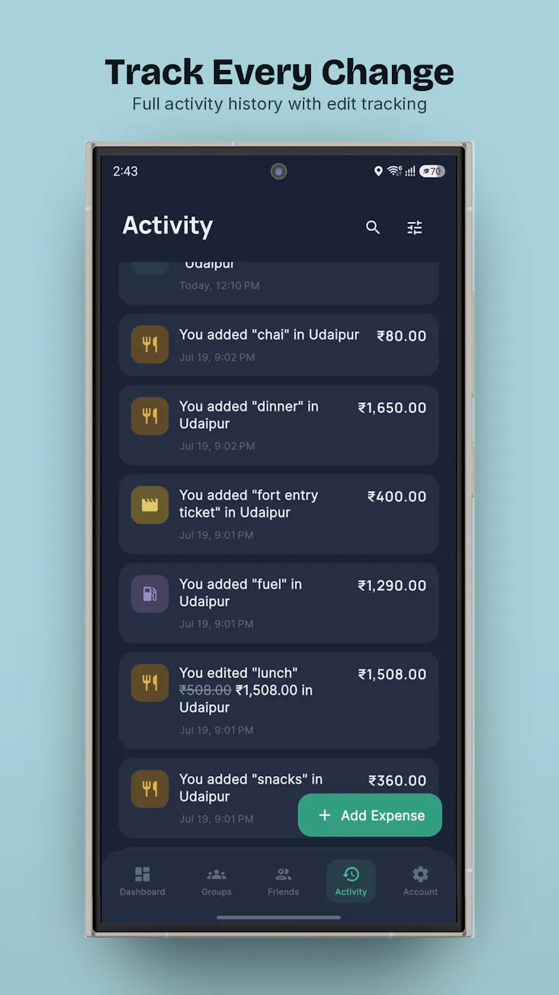 Splitwell: Split expenses screenshot 3