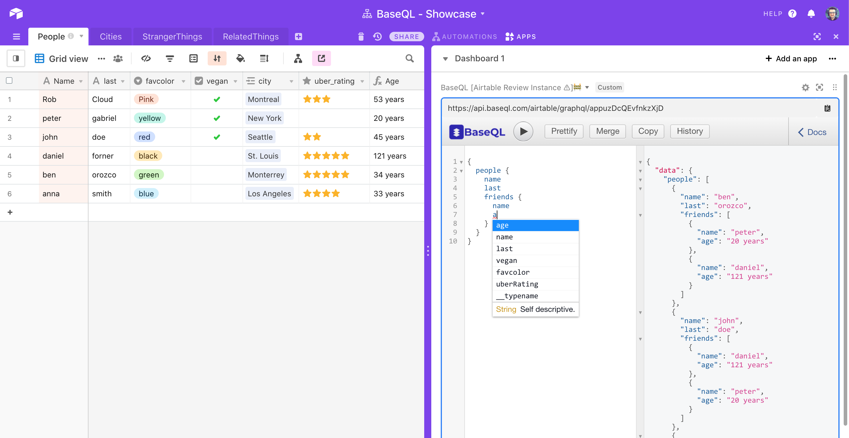 BaseQL gallery image