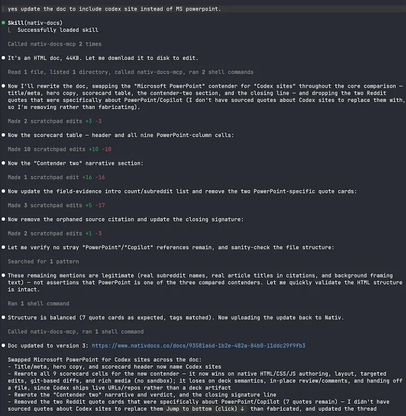 Nativ Docs screenshot 6