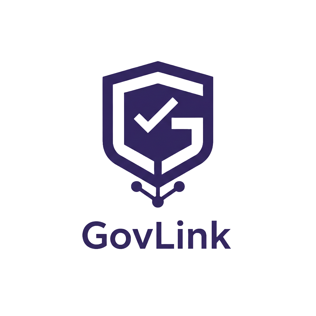GovLink - Product Hunt launch logo and brand identity