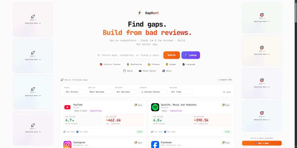 GapHunt