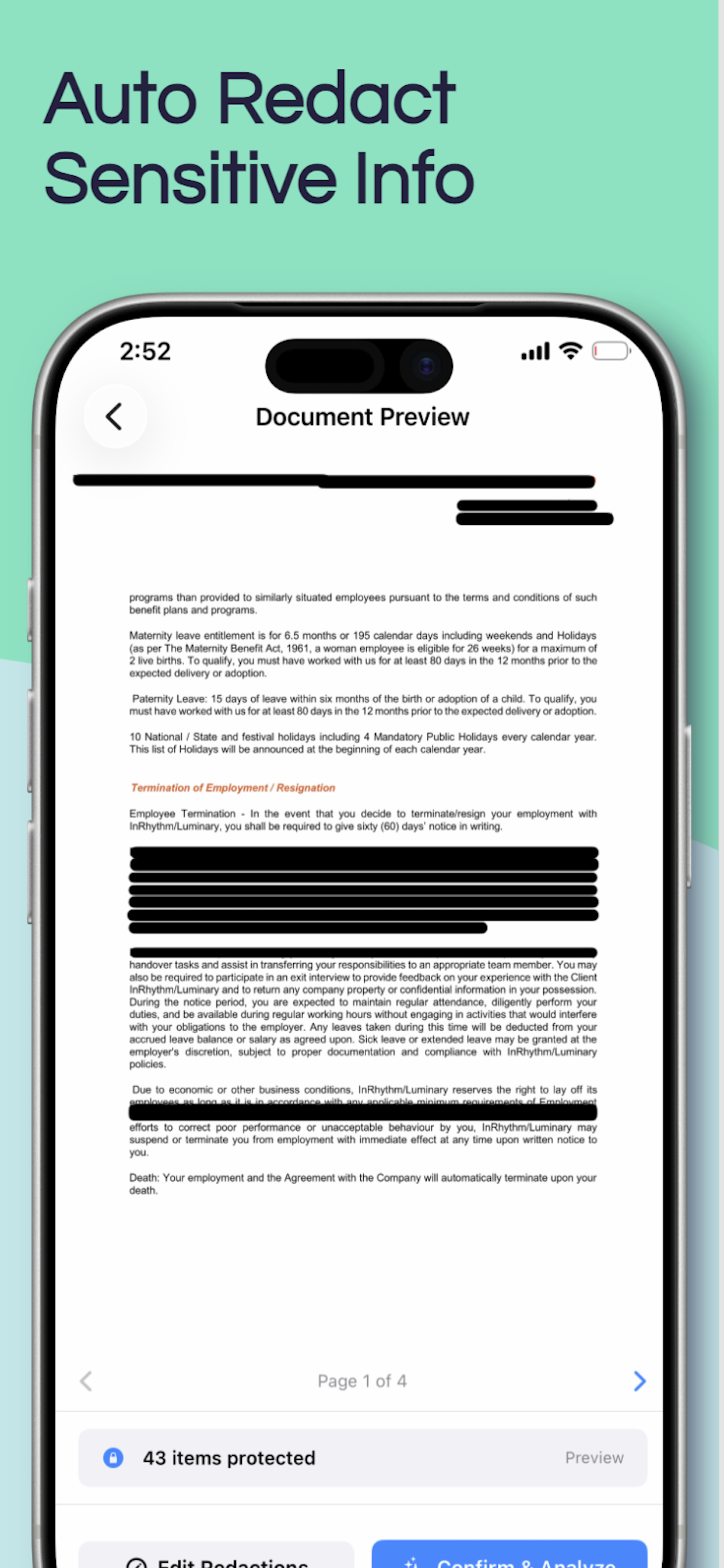 Clause Contract Analyzer iOS gallery image