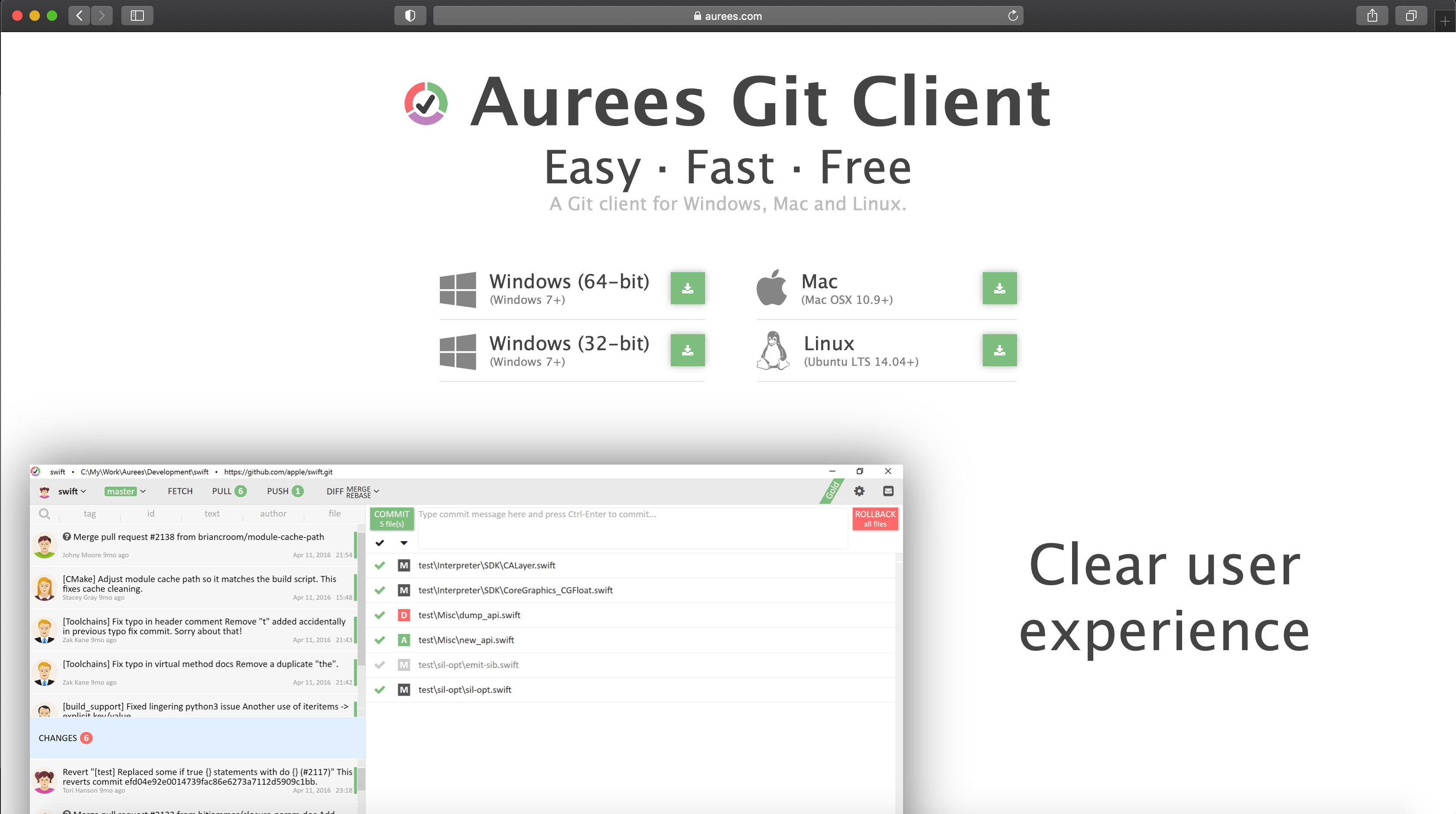 Aurees Git Client gallery image