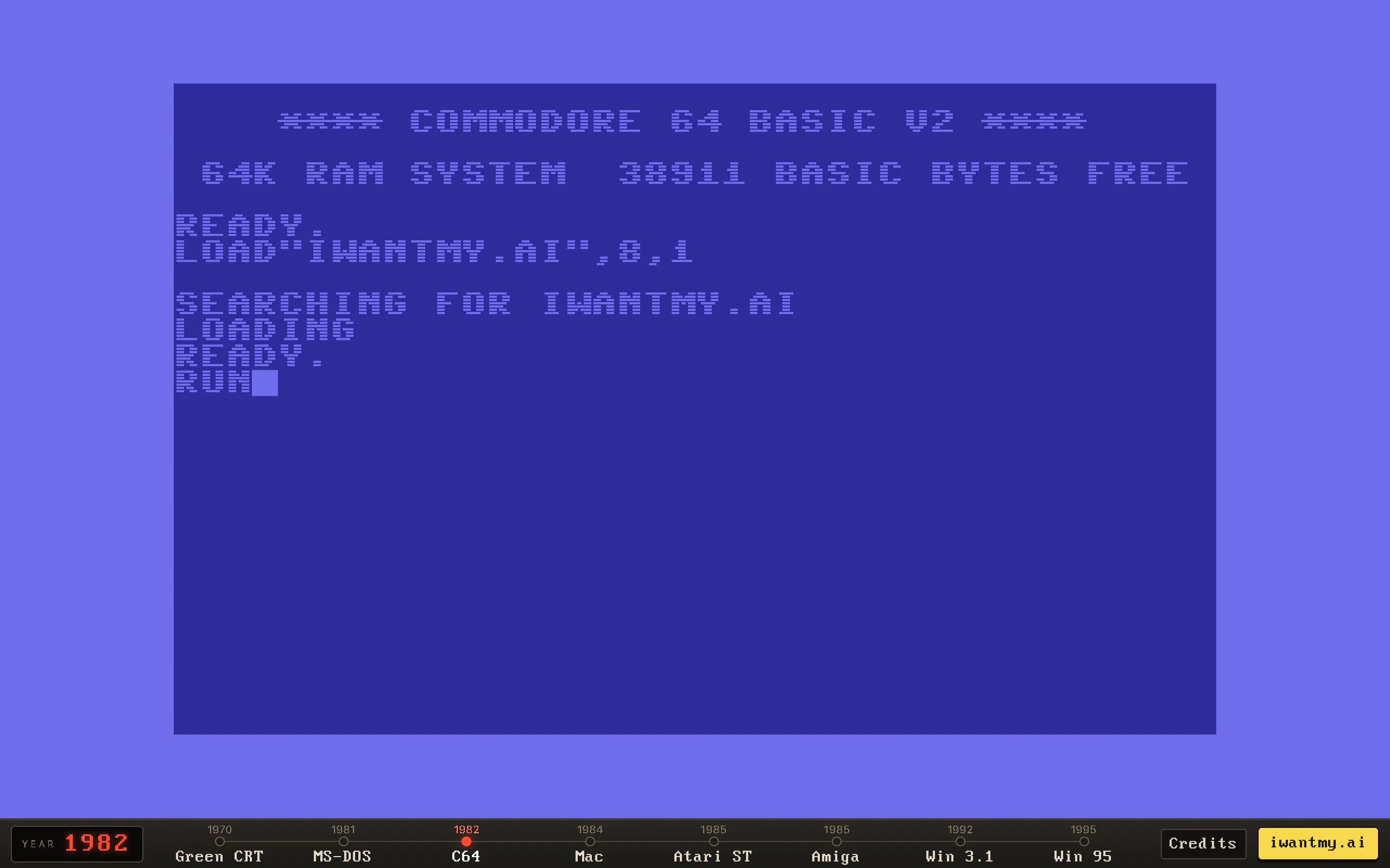 iwantmy.ai Retro gallery image