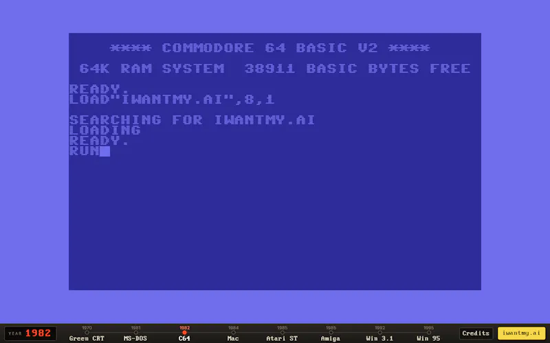 iwantmy.ai Retro screenshot 1