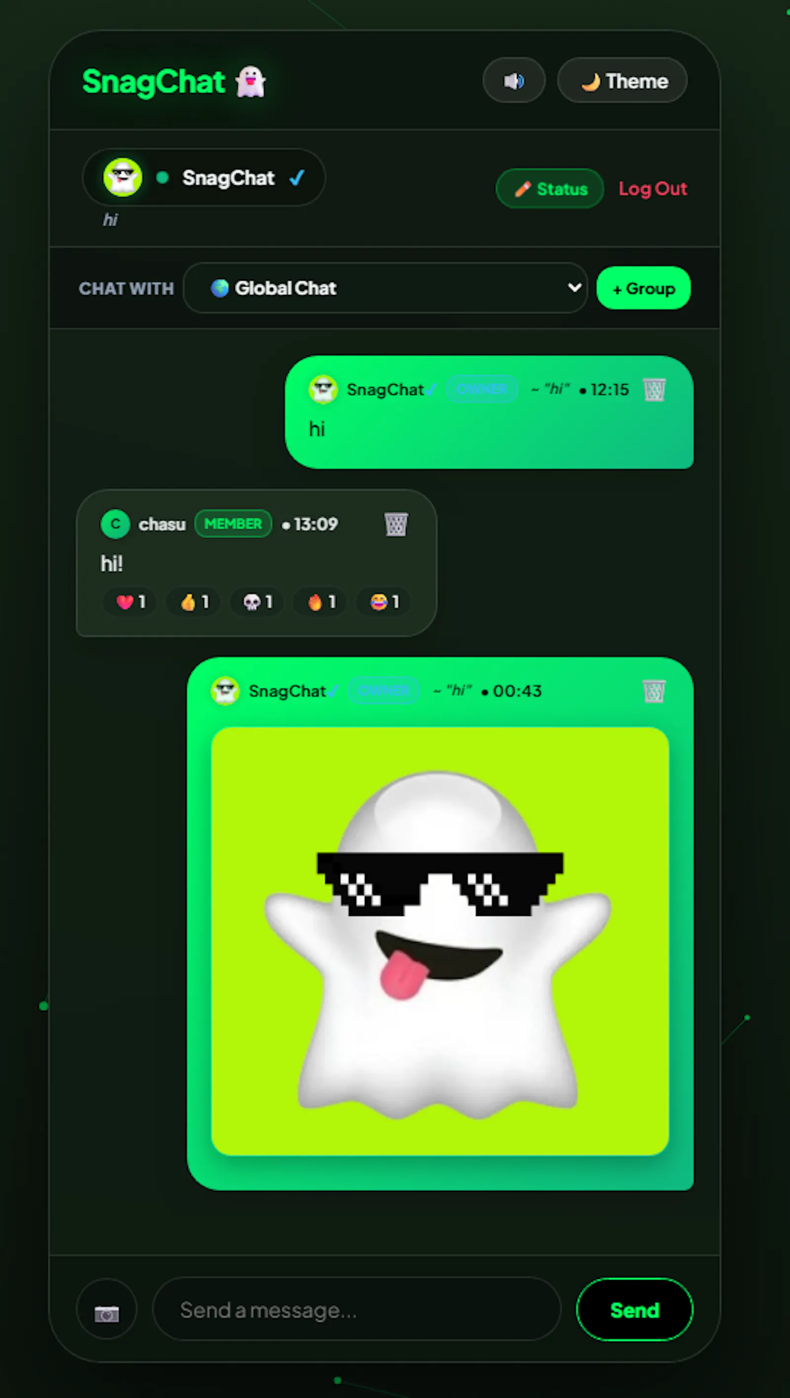 SnagChat screenshot 2