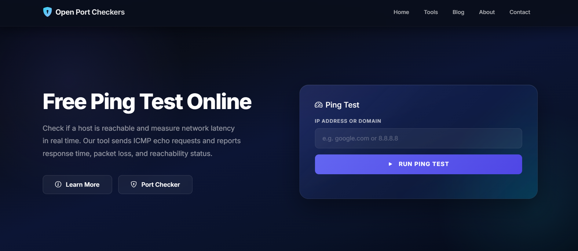 Open Port Checkers - Screenshot 4 showing product features and functionality