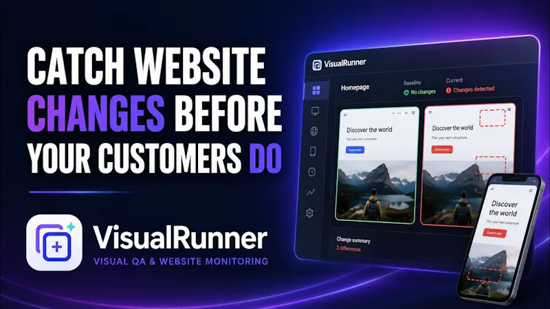 VisualRunner screenshot 1 (video preview)