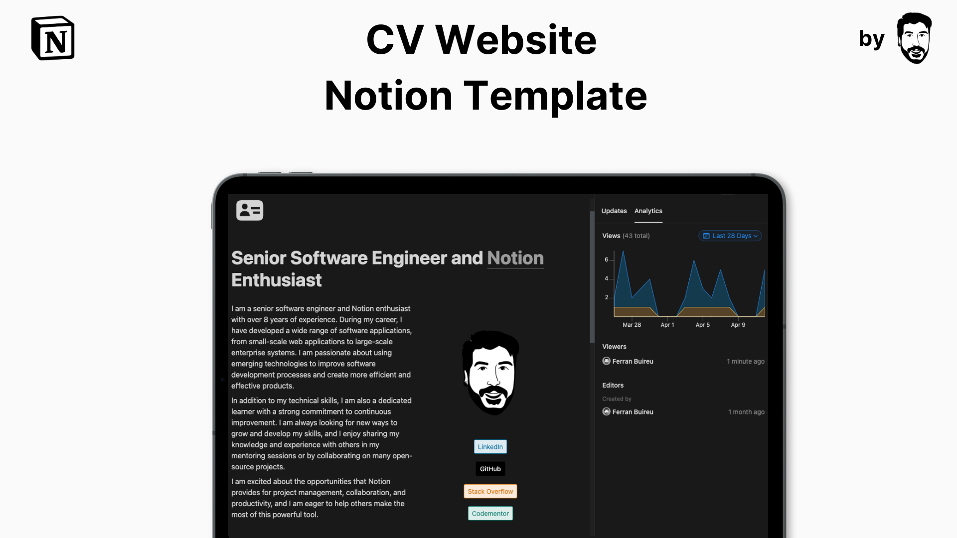 เทมเพลตแนวคิด CV - ปลดปล่อยอาชีพของคุณด้วยเทมเพลตแนวคิด CV! media 6