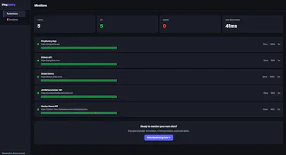 PingSentry — Simple Uptime Monitoring gallery image