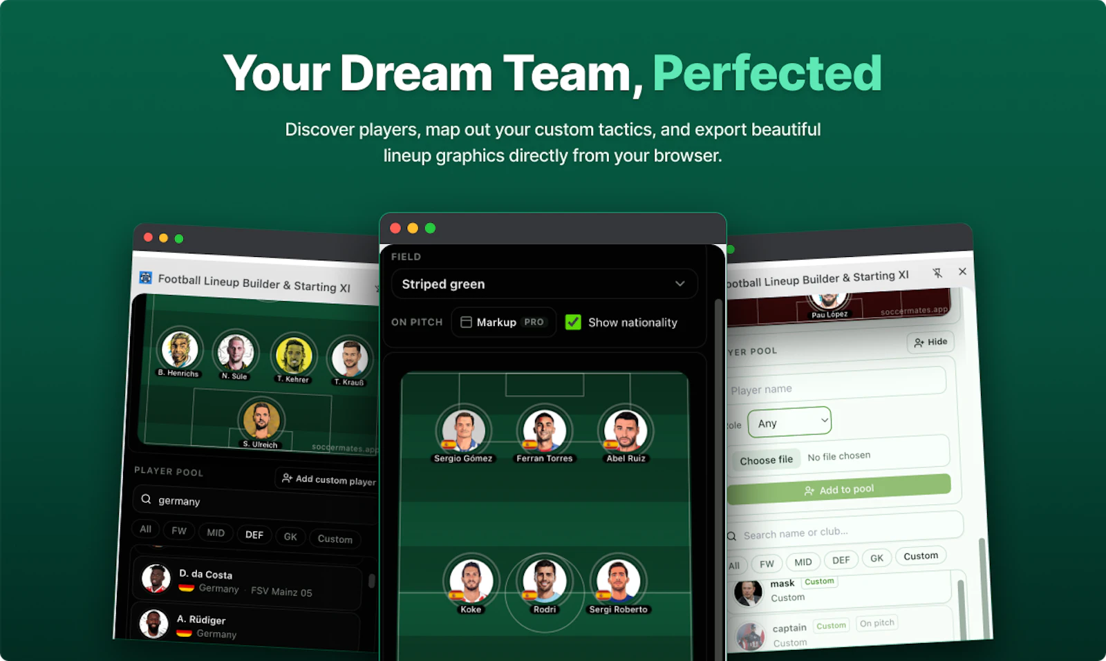 Soccermates screenshot 3