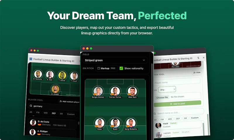 Soccermates screenshot 3