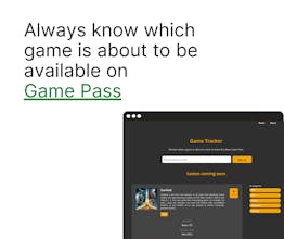 Game Tracker gallery image