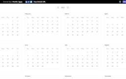 Cross-Out Calendar by EventSpot media 2