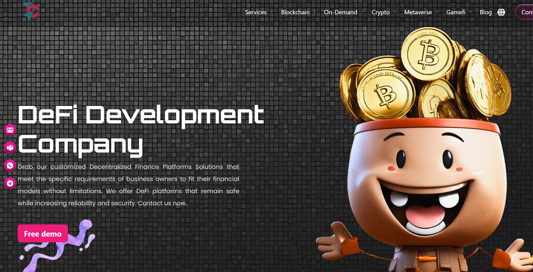 DeFi Development Company - Main product screenshot demonstrating key features and user interface