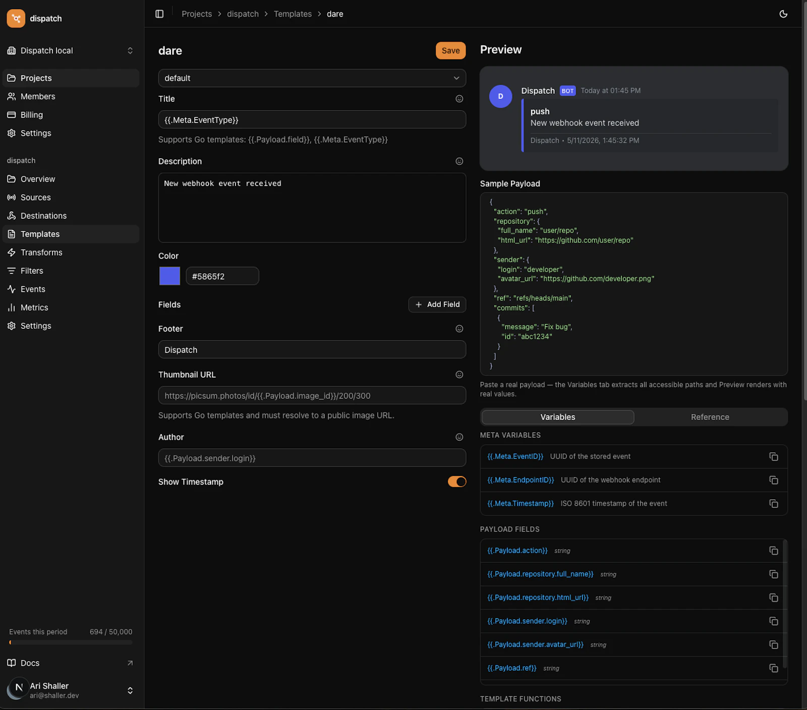 Dispatch screenshot 7