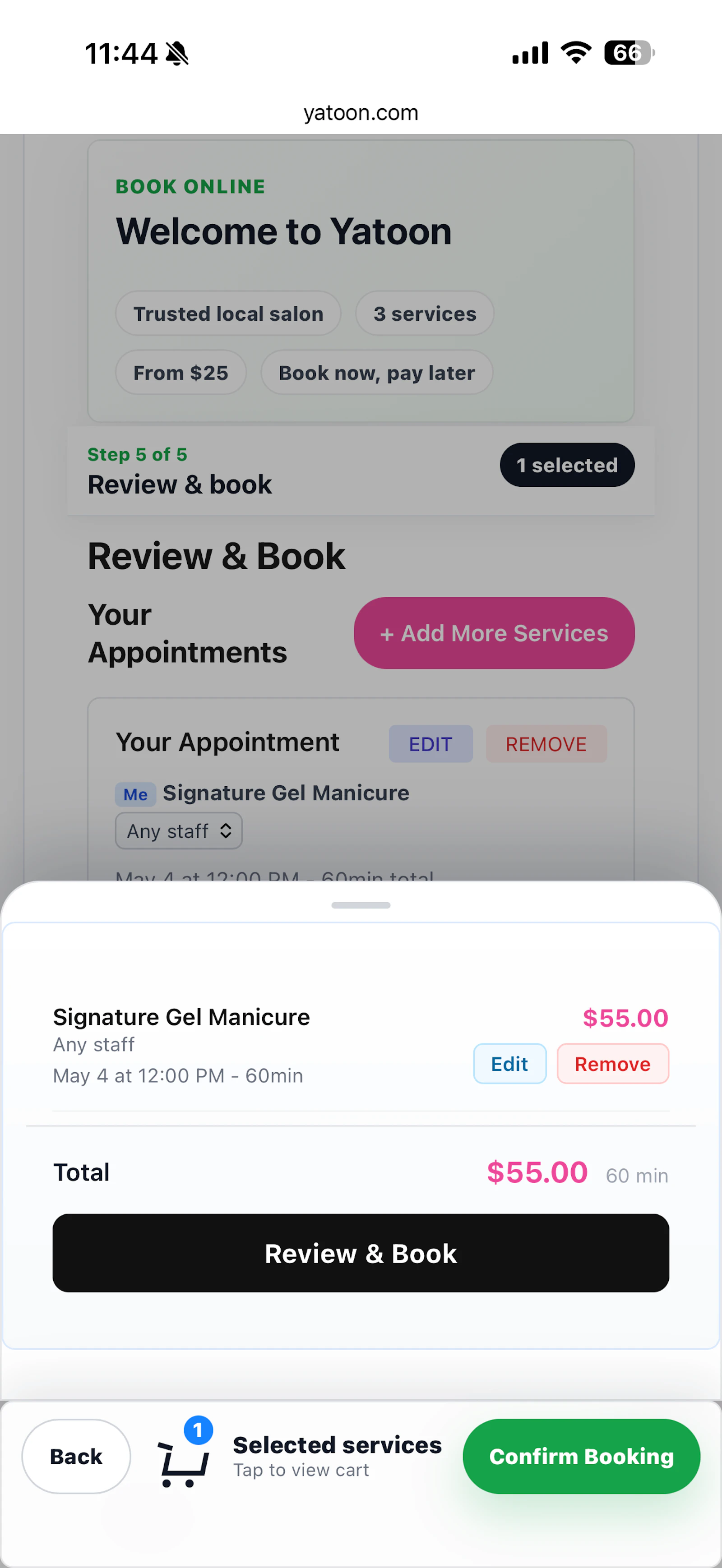 Yatoon Booking for Salons & Spas screenshot 12