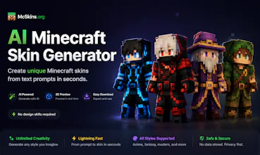 AI Minecraft Skin Generator gallery image