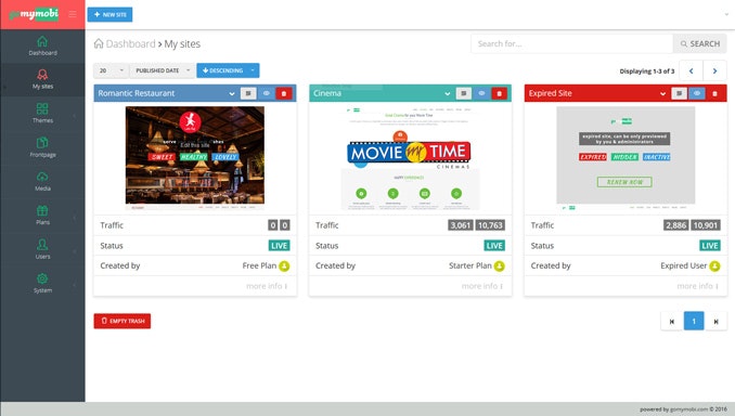 Free Online Site & Shop Builder gallery image
