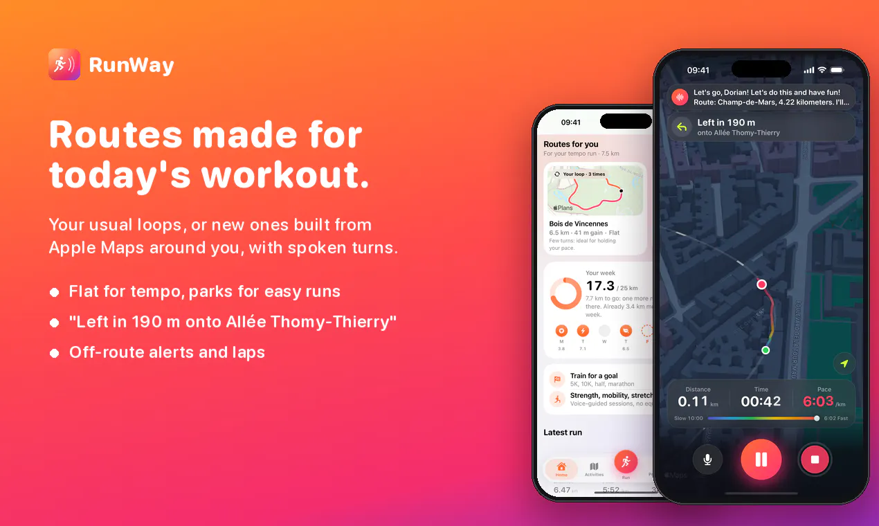 RunWay – AI Running Coach gallery image