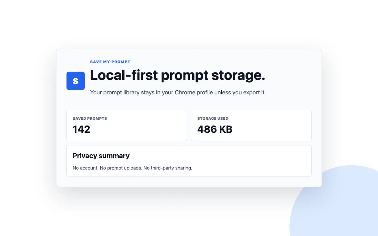 Save My Prompt screenshot 6