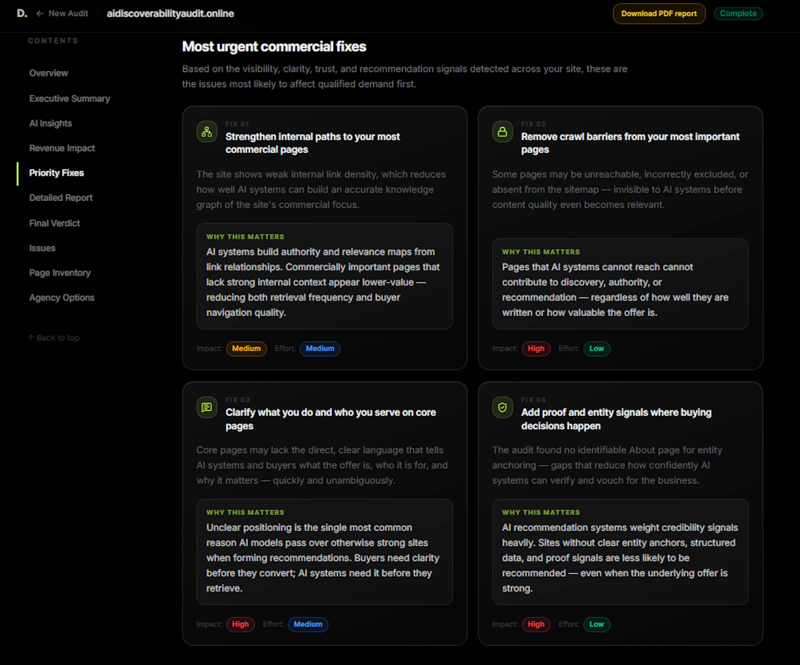 Ai Discoverability Audit screenshot 6