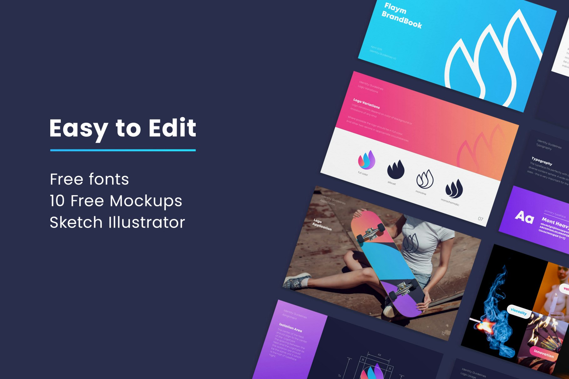 Flaym BrandBook Template gallery image