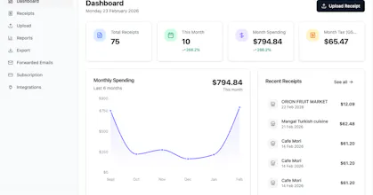 Receipt Reader AI gallery image