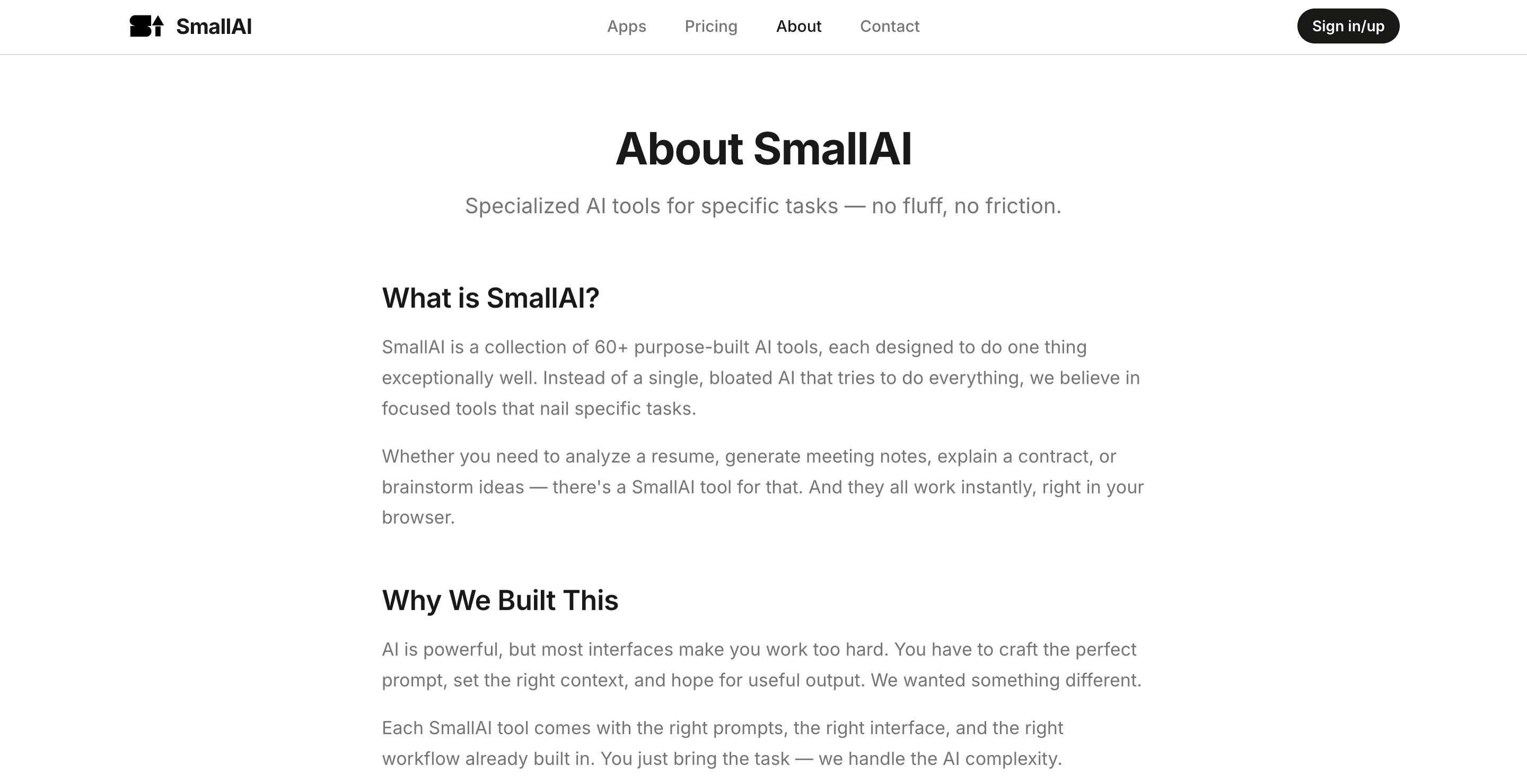 SmallAI gallery image