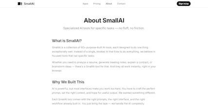 SmallAI gallery image