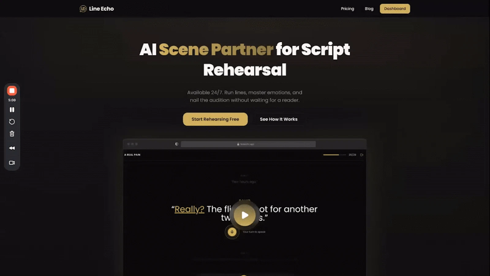 Line Echo screenshot 1 (video preview)