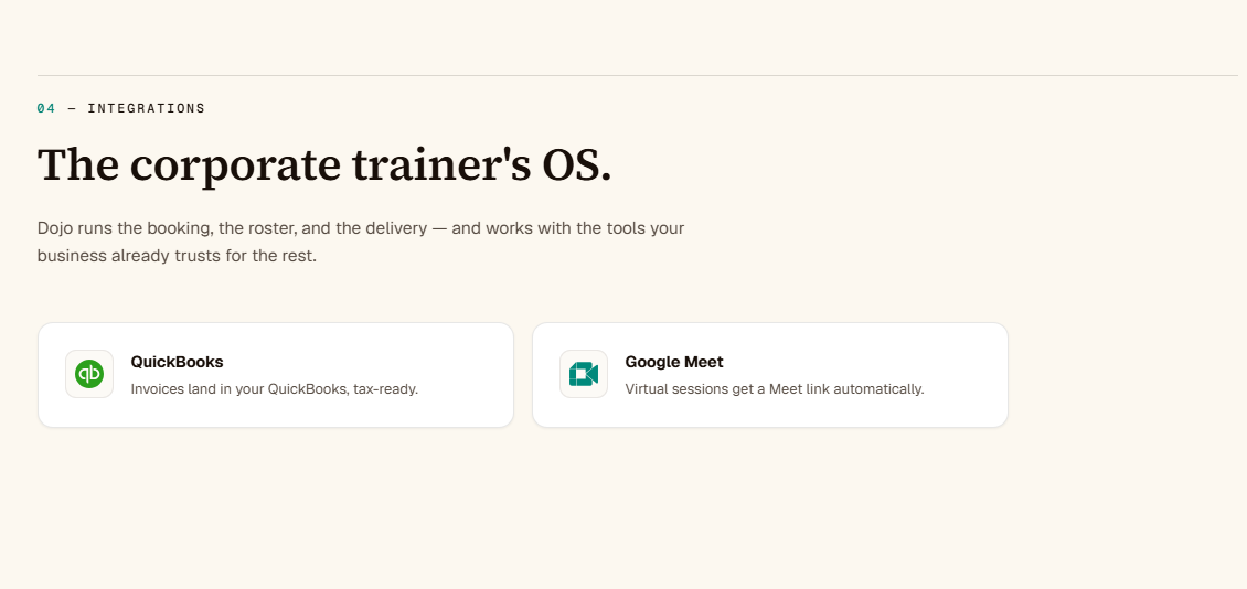 Dojo - Corporate Trainer OS gallery image