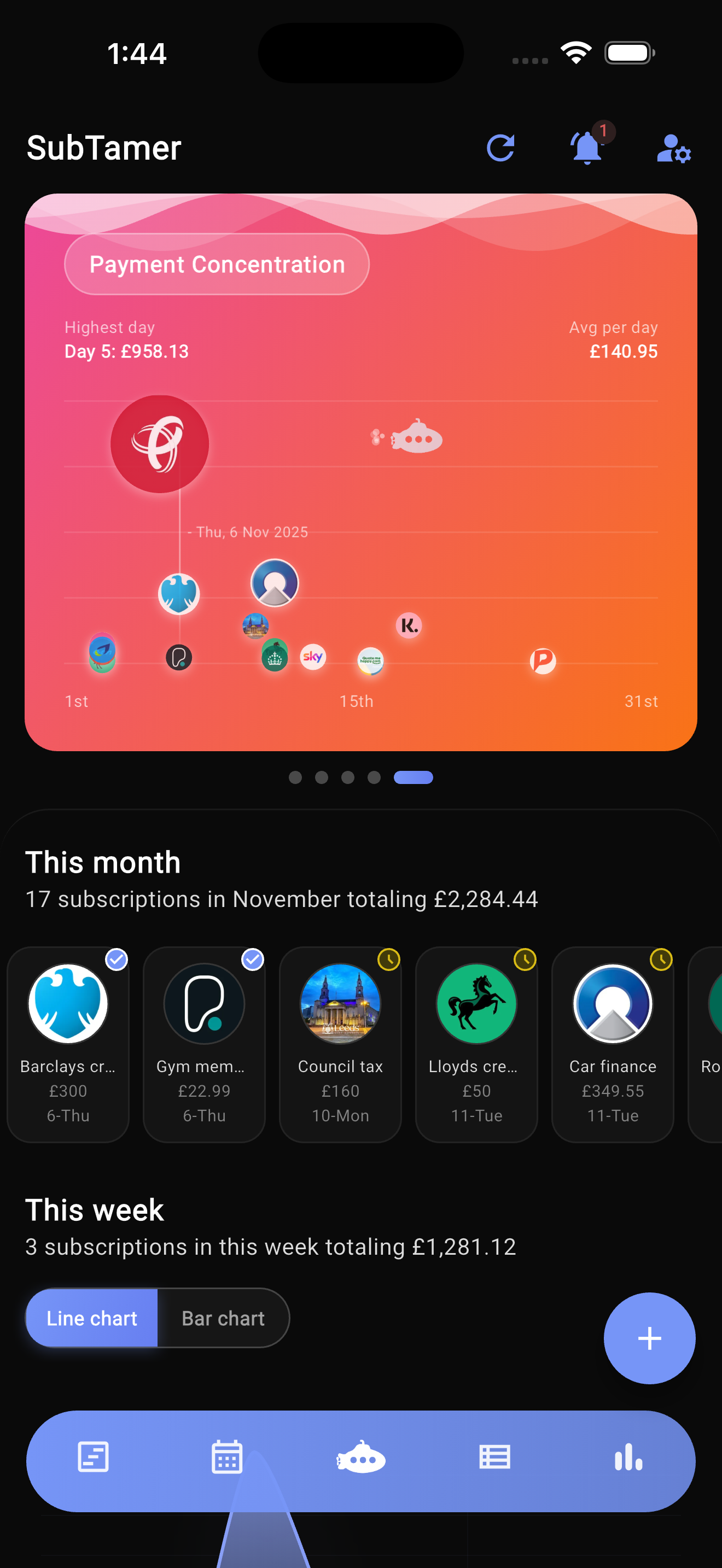 Subscription Manager - SubTamer gallery image