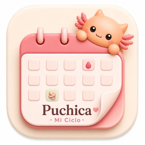 Puchica - period tracker private app  logo