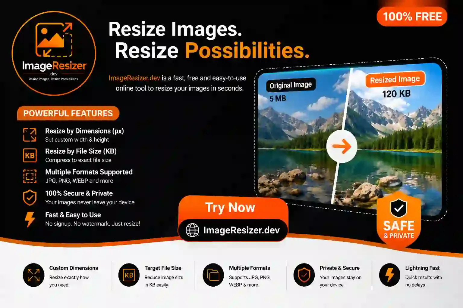 ImageResizer.dev screenshot