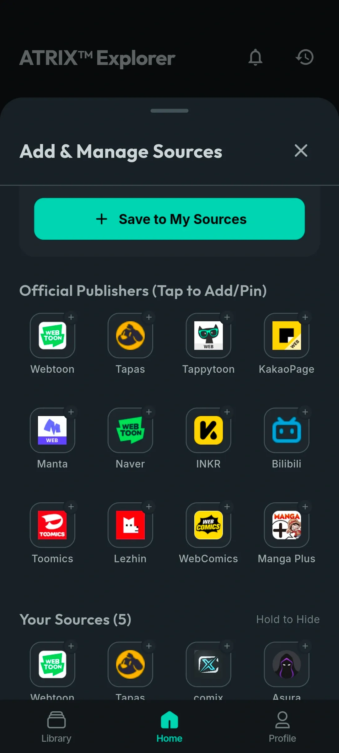 Atrix Explorer screenshot