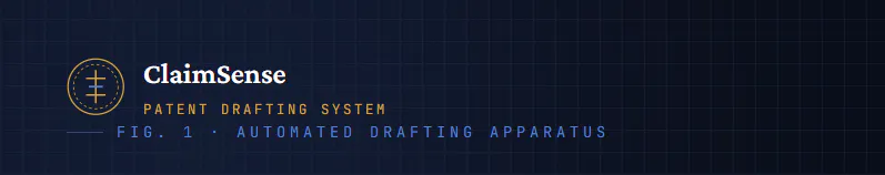 Claim Sense AI - Patent Drafting System logo