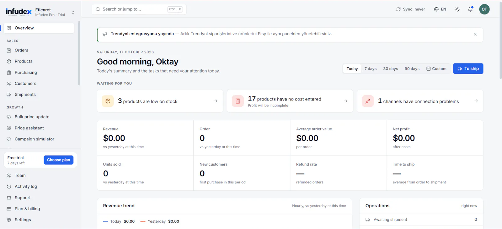 Infudex screenshot 1
