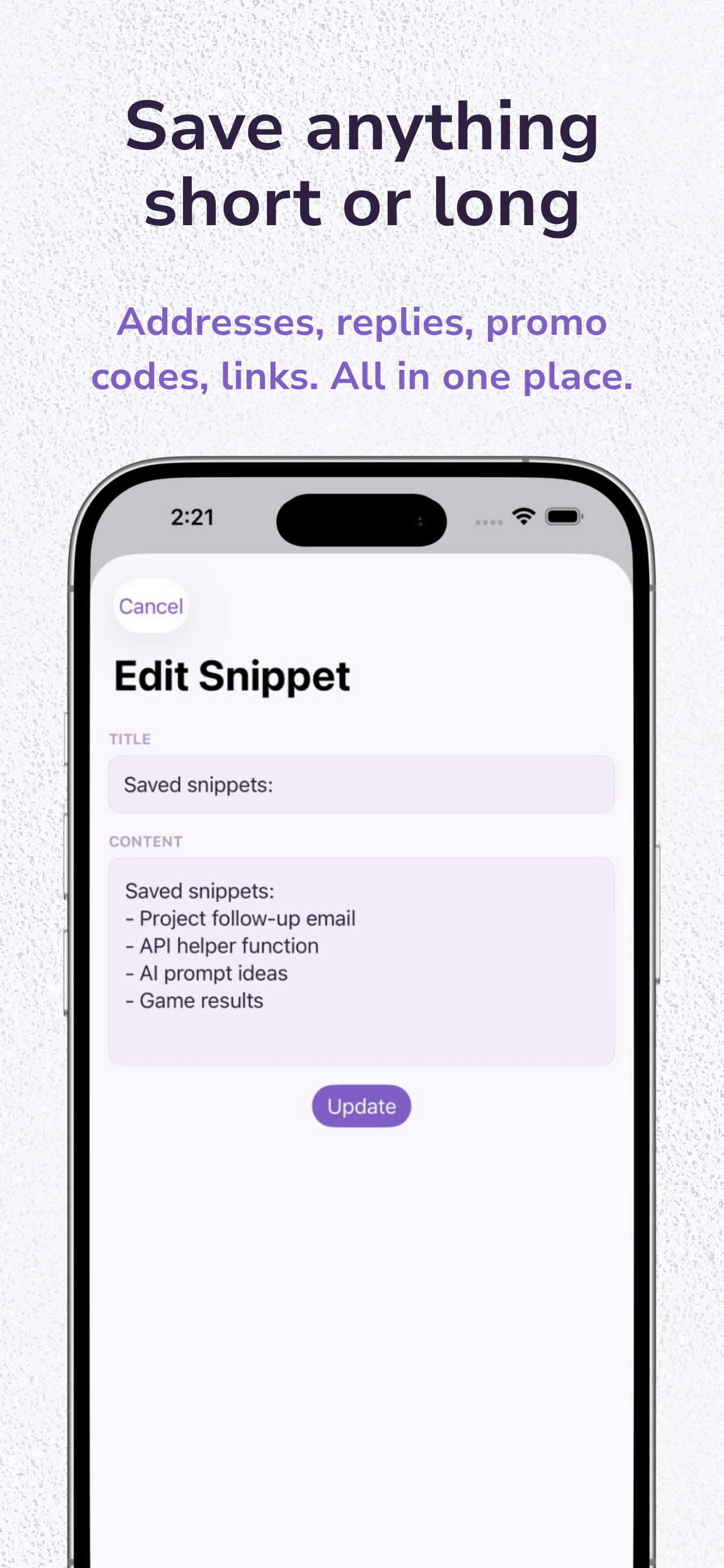 KeepText gallery image