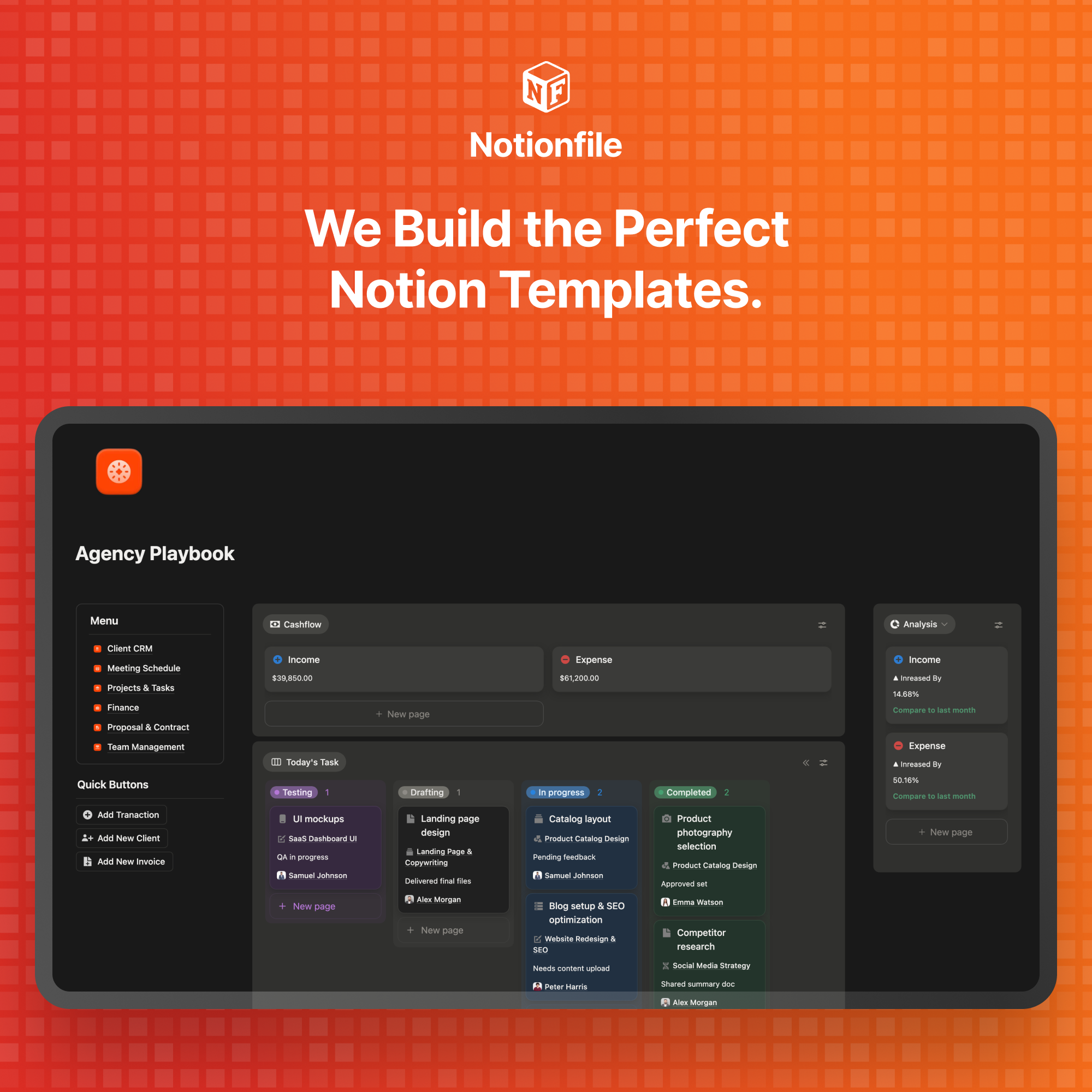 NotionFile - Product Hunt launch logo