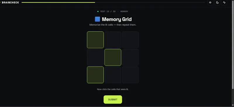Braincheck screenshot 3