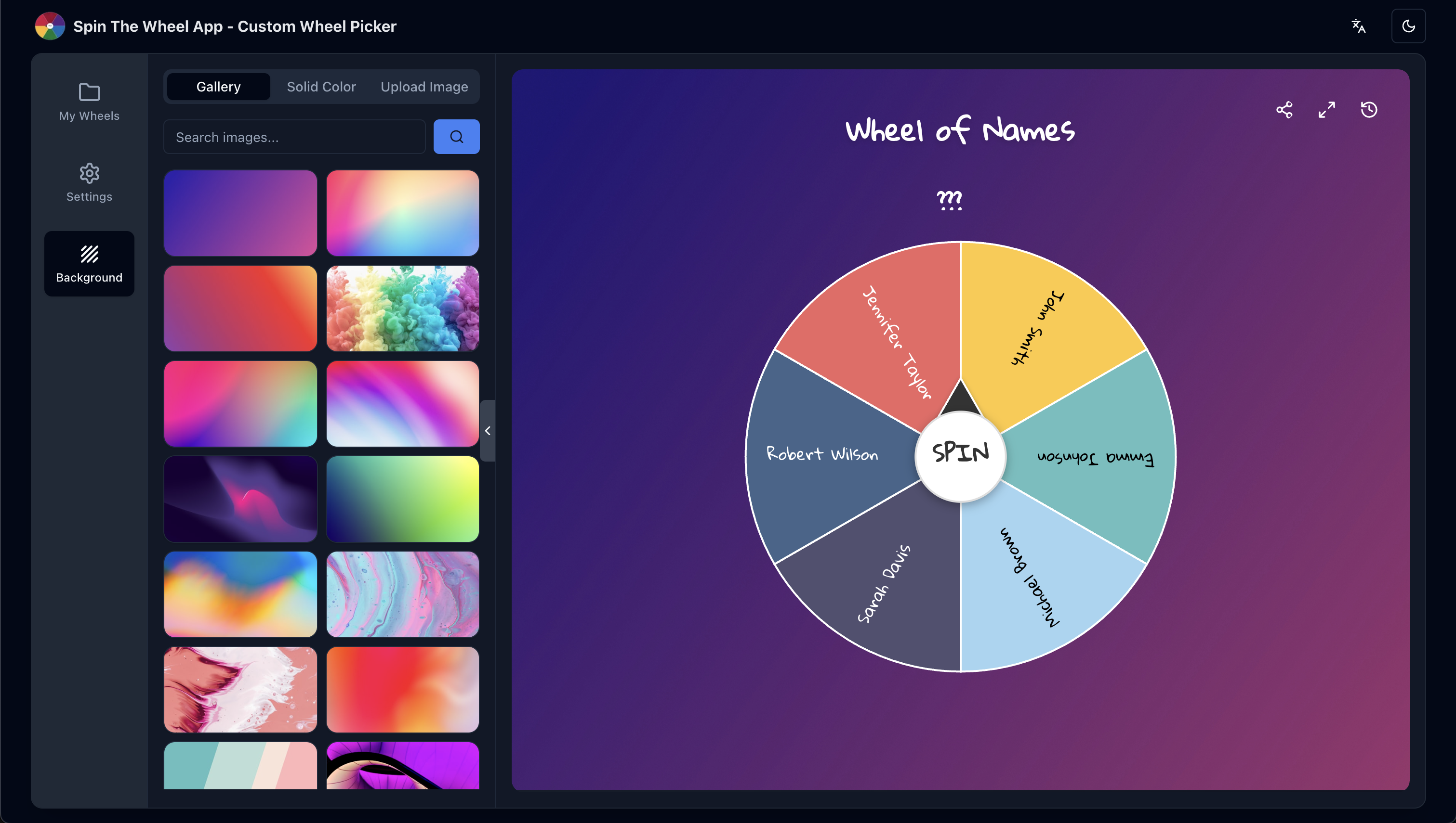 Spin-Wheel.app - निर्णय मजेदार बनाने के लिए कस्टम यादृच्छिक पहिए बनाएं मीडिया 2