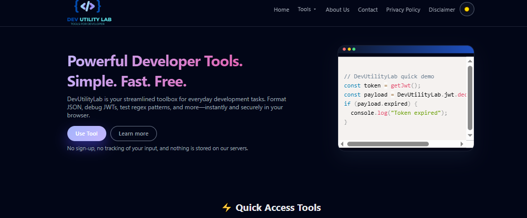 DevUtilityLab gallery image
