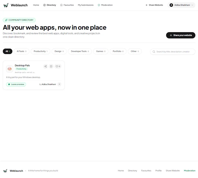 WebLaunch screenshot 3