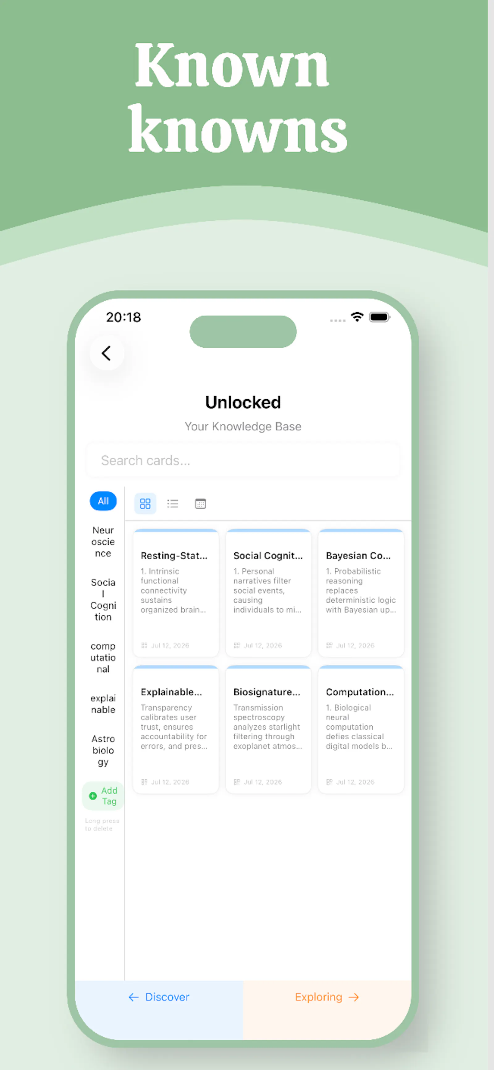 ShiBei- Memory Cards iOS App screenshot 4