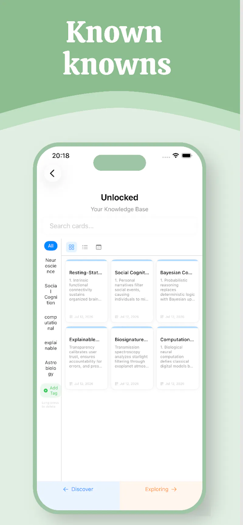 ShiBei- Memory Cards iOS App screenshot 4