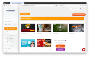 Digital Signage Software: PosterBooking gallery image